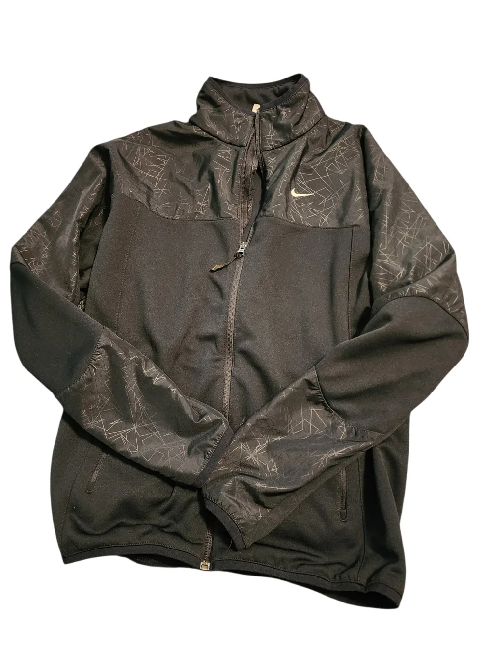 Nike Men’s Black Full-Zip Athletic Jacket